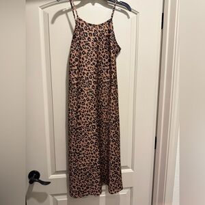 GB girls Leopard Print Sleeveless Dress girls lg